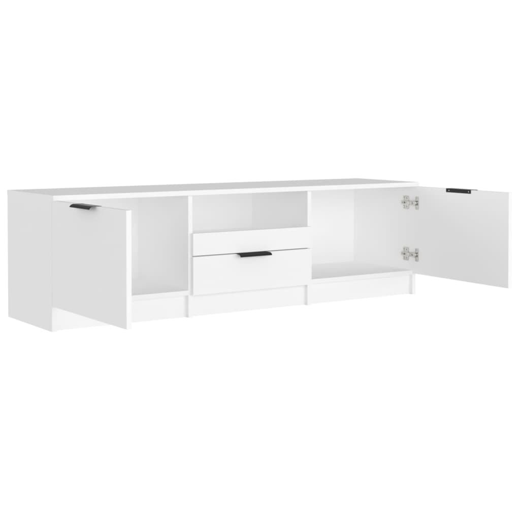 vidaXL TV Cabinet White 140x35x40 cm Engineered Wood, white vidaXL TV Cabinet White 140x35x40 cm Engineered Wood
