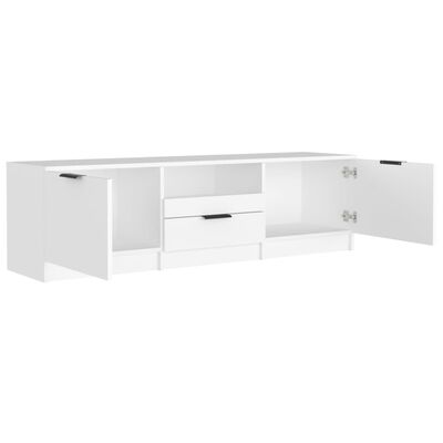 vidaXL TV Cabinet White 140x35x40 cm Engineered Wood, white vidaXL TV Cabinet White 140x35x40 cm Engineered Wood