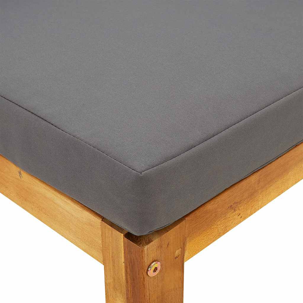 vidaXL Sectional Corner Sofas 2 pcs with Cushions Dark Grey