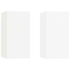 vidaXL TV Cabinets 2 pcs White 30.5x30x60 cm Engineered Wood