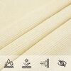vidaXL Sunshade Sail 160 g/m² Cream 2.5x3 m HDPE