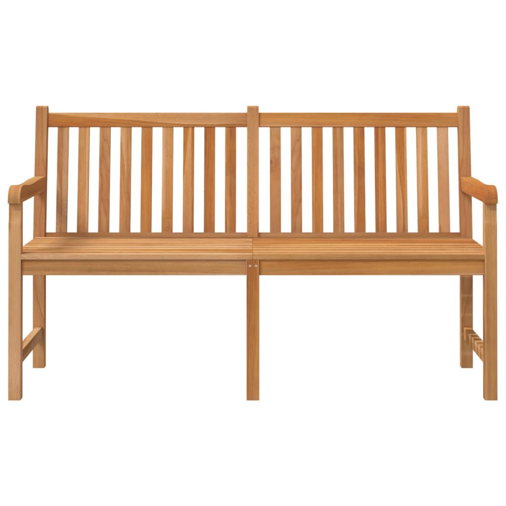 vidaXL Garden Bench 150 cm Solid Teak Wood