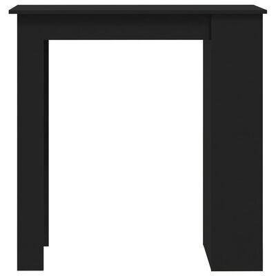 vidaXL Bar Table with Storage Rack Black 102x50x103.5 cm Engineered Wood, black vidaXL Bar Table with Storage Rack Black 102x50x103.5 cm Engineered Wood
