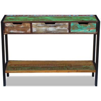 vidaXL Sideboard 3 Drawers Solid Reclaimed Wood,  vidaXL Sideboard 3 Drawers Solid Reclaimed Wood