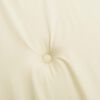vidaXL Garden Bench Cushion Cream 150x50x4 cm Oxford Fabric