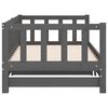 vidaXL Pull-out Day Bed without Mattress Grey 2x(90x200)cm