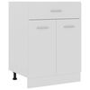 vidaXL Drawer Bottom Cabinet "Lyon" White 60x46x81,5 cm Engineered Wood