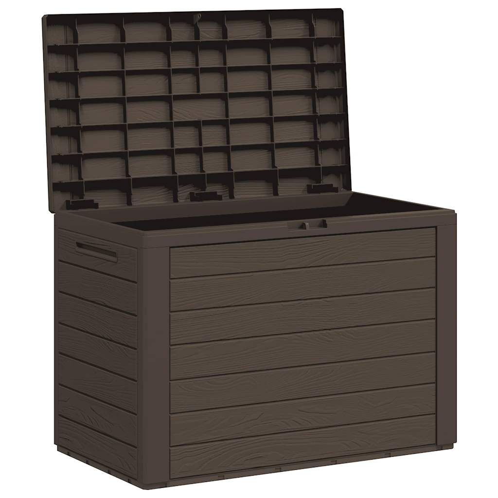 vidaXL Garden Storage Box Brown 78x44x55 cm