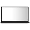 vidaXL Bathroom Mirror Black 60x10.5x37 cm Engineered Wood