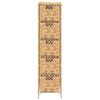 vidaXL Storage Unit with 5 Baskets 25.5x37x100 cm Water Hyacinth