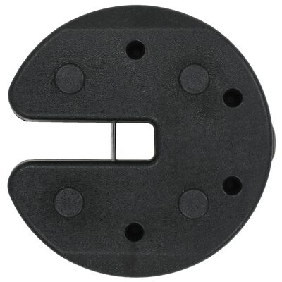vidaXL Gazebo Weight Plates 4 pcs Black 220x50 mm Concrete,  vidaXL Gazebo Weight Plates 4 pcs Black 220x50 mm Concrete