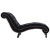 vidaXL Chaise Lounge Black Velvet