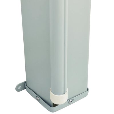 vidaXL Patio Retractable Side Awning 180x600 cm Grey, grey vidaXL Patio Retractable Side Awning 180x600 cm Grey