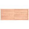 vidaXL Table Top Light Brown 160x60x(2-4)cm Treated Solid Wood Live Edge