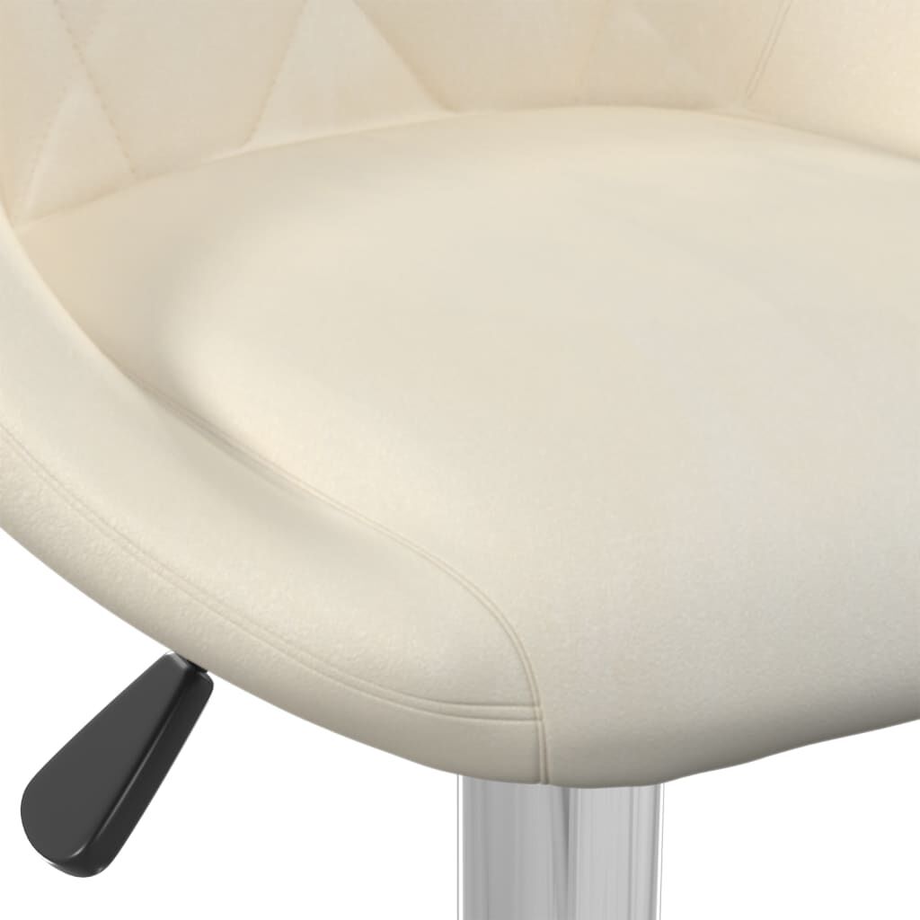 vidaXL Bar Stool Cream Velvet