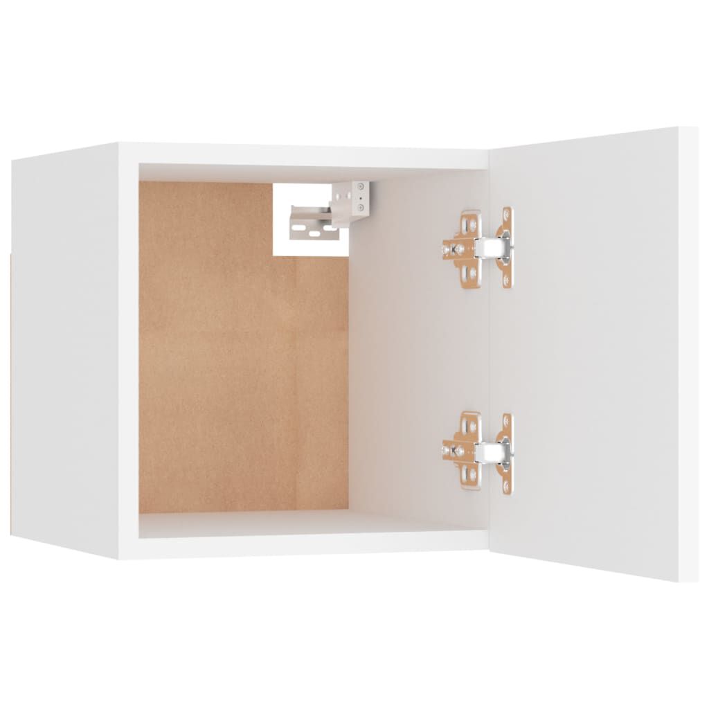 vidaXL 6 Piece TV Cabinet Set White Engineered Wood