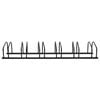 vidaXL Bike Rack for 6 Bikes Black Steel