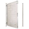 vidaXL Garden Gate 100x120 cm Stainless Steel