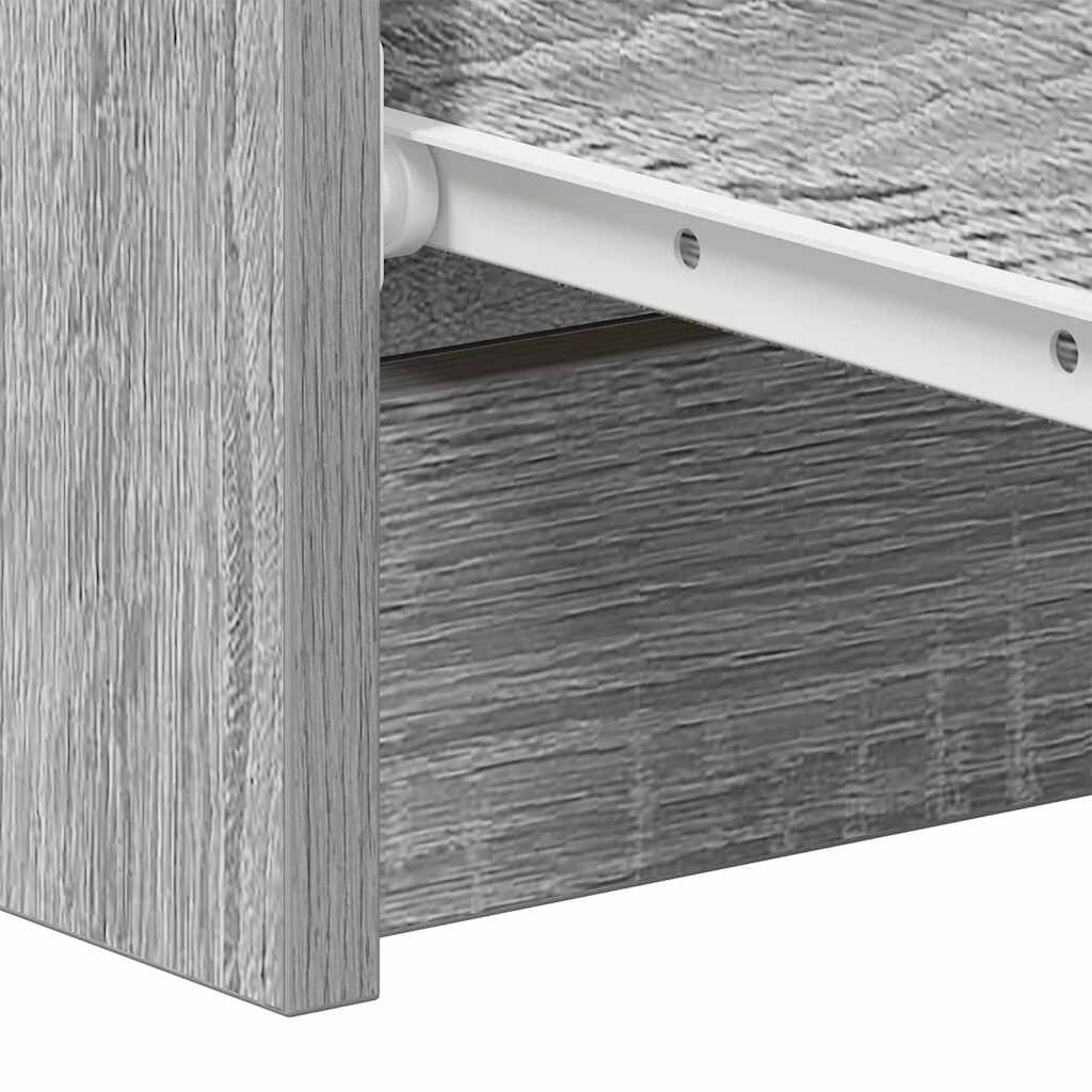 vidaXL Sideboard Grey Sonoma 60x35x98.5 cm Engineered Wood