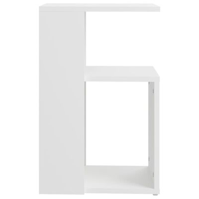 vidaXL Side Table White 36x30x56 cm Engineered Wood, white vidaXL Side Table White 36x30x56 cm Engineered Wood