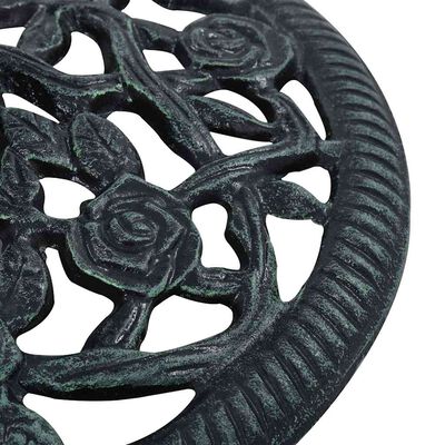 vidaXL Umbrella Base Green 9 kg 40 cm Cast Iron, green vidaXL Umbrella Base Green 9 kg 40 cm Cast Iron