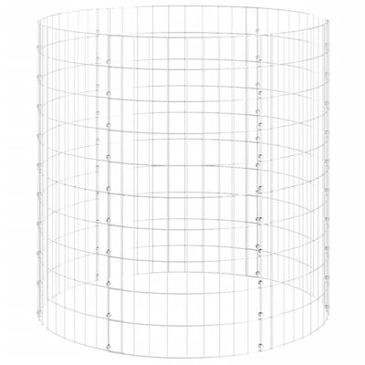 vidaXL Garden Composter Ø100x100 cm Galvanised Steel,  vidaXL Garden Composter Ø100x100 cm Galvanised Steel