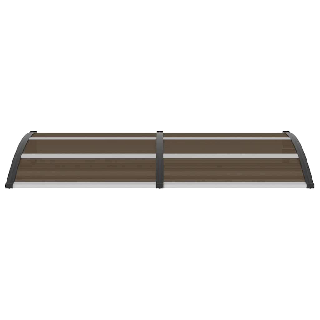 vidaXL Door Canopy Black 200x100 cm PC
