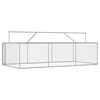vidaXL Outdoor Dog Kennel with Roof 400x200x150 cm