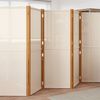 vidaXL 5-Panel Room Divider Cream White 350x180 cm