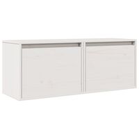 vidaXL Wall Cabinets 2 pcs White 45x30x35 cm Solid Pinewood, white vidaXL Wall Cabinets 2 pcs White 45x30x35 cm Solid Pinewood