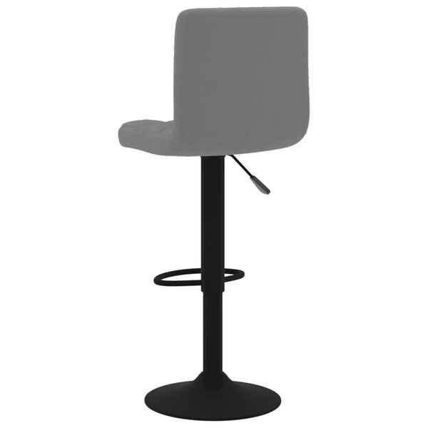 vidaXL Bar Stools 2 pcs Dark Grey Velvet