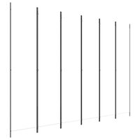 vidaXL 6-Panel Room Divider White 300x220 cm Fabric