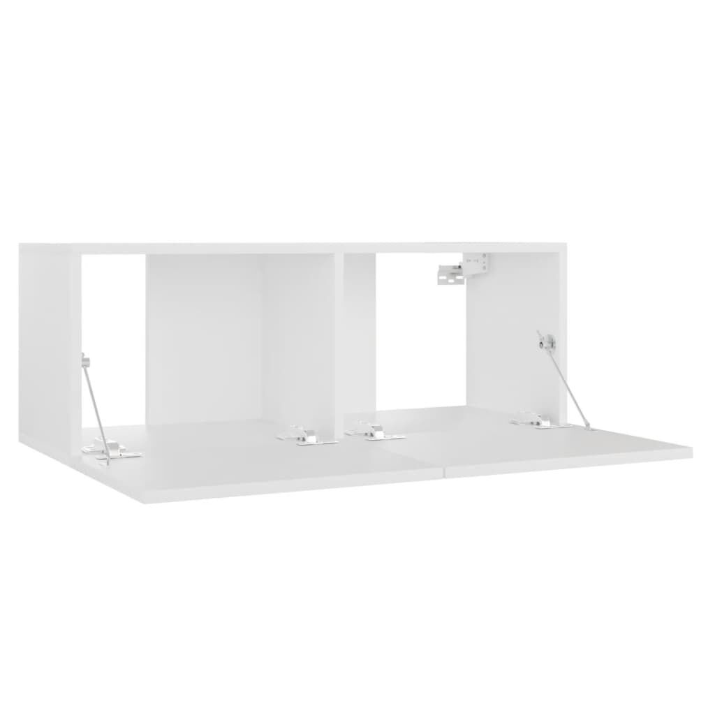 vidaXL TV Cabinet White 80x30x30 cm Engineered Wood