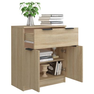 vidaXL Sideboard Sonoma Oak 60x30x70 cm Engineered Wood, sonoma oak vidaXL Sideboard Sonoma Oak 60x30x70 cm Engineered Wood
