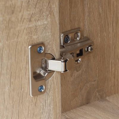 vidaXL Desk with Drawer and Cabinet Oak 100x40x73 cm, oak vidaXL Desk with Drawer and Cabinet Oak 100x40x73 cm