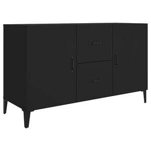 vidaXL Sideboard Black 100x36x60 cm Engineered Wood