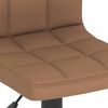 vidaXL Bar Stool Brown Fabric