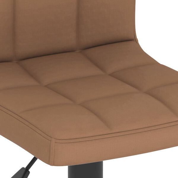 vidaXL Bar Stool Brown Fabric