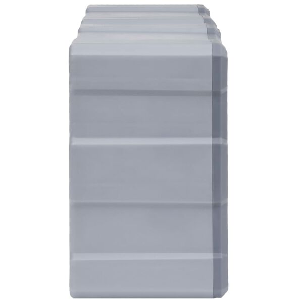 vidaXL Multi-drawer Organisers with 12 Drawers 2 pcs 26.5x16x26 cm
