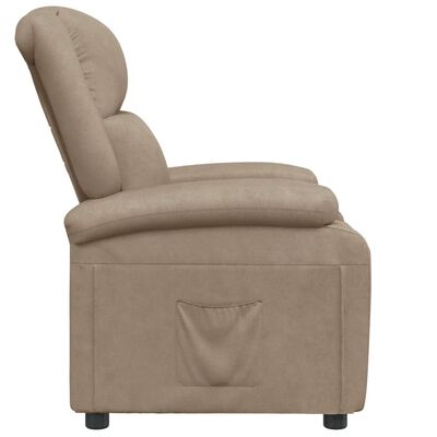 vidaXL Recliner Chair Cappuccino Faux Leather