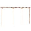 vidaXL Pergola Bamboo 385x40x205 cm