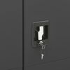 vidaXL Locker Cabinet Anthracite 90x40x180 cm Steel