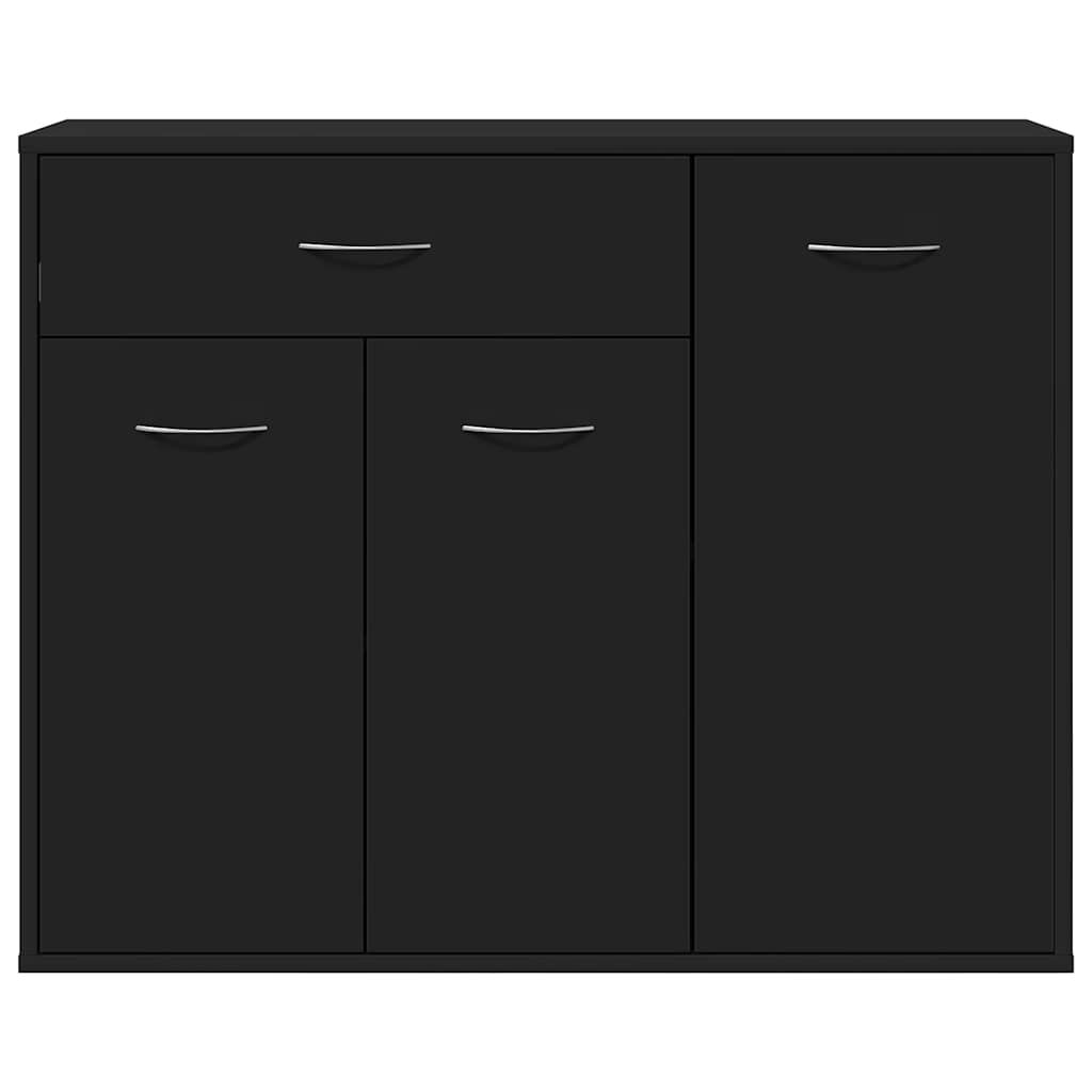 vidaXL Sideboard Black 88x30x70 cm Engineered Wood