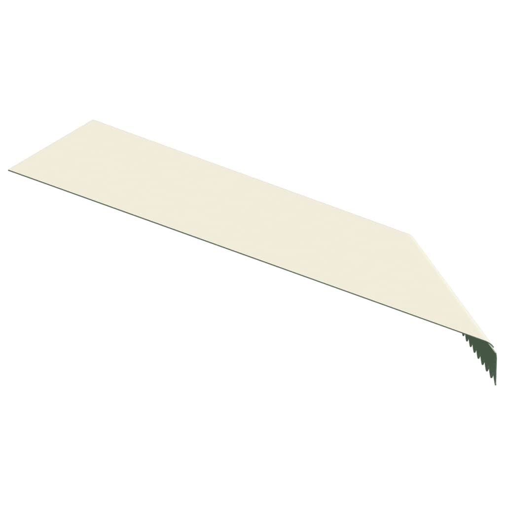 vidaXL Awning Top Sunshade Canvas Cream 350x250 cm