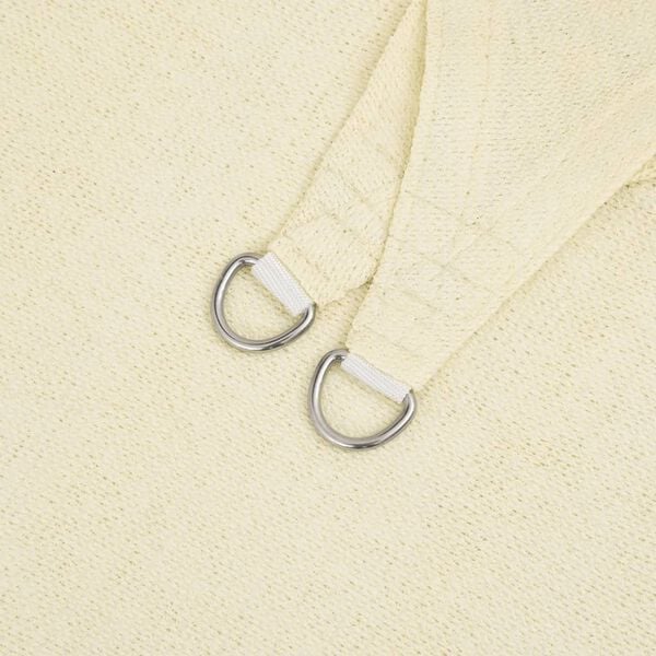 vidaXL Sunshade Sail HDPE Rectangular 4x6 m Cream