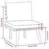 vidaXL 7 Piece Garden Lounge Set with Cushions Solid Wood Acacia