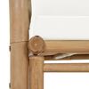 vidaXL Garden Chairs 2 pcs with Cushions and Pillows Bamboo