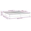 vidaXL Bed Frame without Mattress Dark Grey 180x200 cm Super King Fabric