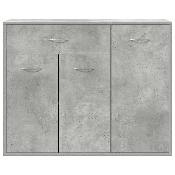 vidaXL Sideboard Concrete Grey 88x30x70 cm Engineered Wood