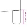 vidaXL Bed Frame without Mattress Light Grey 90x200 cm Fabric